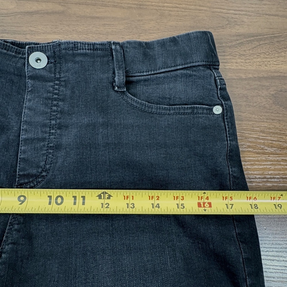 J. Jill Denim Cropped Jeans Women 10P Black High Rise Stretch Casual Petite - Picture 9 of 12